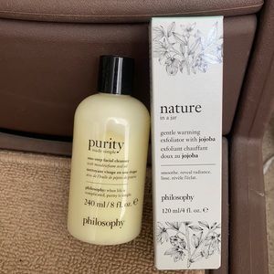 Philosophy cleanser and exfoliating bundle